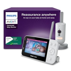 AVENT Philips babyphone Video connecté avec Wi-FI, caméra HD de Haute qualité, Vision Nocturne Infrarouge, détection des Pleurs, Audio bidirectionnel, 12 Heures d’autonomie en Mode éco, SCD951/26 AVENT Philips babyphone Video connecté avec Wi-FI, caméra HD de Haute qualité, Vision Nocturne Infrarouge, détection des Pleurs, Audio bidirectionnel, 12 Heures d’autonomie en Mode éco, SCD951/26 pas cher