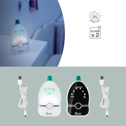 Babymoov Babyphone Audio Easy Care, Faible Emission d’Ondes & Economie d’énergie, Portée 500m, Veilleuse 5 Babymoov Babyphone Audio Easy Care, Faible Emission d’Ondes & Economie d’énergie, Portée 500m, Veilleuse pas cher