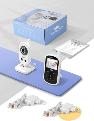 GHB Babyphone Caméra Bébé Moniteur 2,4 inches LCD Babyphone Vidéo Bébé Surveillance 2,4 GHz Capteur de Température Communication Bidirectionnelle Vision Nocturne 2 GHB Babyphone Caméra Bébé Moniteur 2,4 inches LCD Babyphone Vidéo Bébé Surveillance 2,4 GHz Capteur de Température Communication Bidirectionnelle Vision Nocturne pas cher