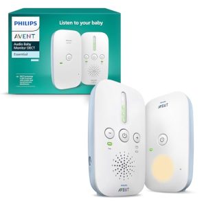 Philips Avent DECT – Écoute-bébé audio bidirectionnel, sans interférence, portée de 330 mètres, autonomie de 24 heures, mode Smart ECO, veilleuse, SCD503/26 Philips Avent DECT – Écoute-bébé audio bidirectionnel, sans interférence, portée de 330 mètres, autonomie de 24 heures, mode Smart ECO, veilleuse, SCD503/26 pas cher