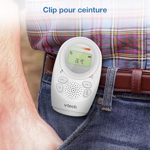 VTech DM1212 Babyphone Audio pour Bébés, Portée 460 m, Autonomie 8h, Veilleuse Projection, Berceuses, Communication Bidirectionnelle, Alertes Sonores, Transmission Sécurisée, Blanc 2 VTech DM1212 Babyphone Audio pour Bébés, Portée 460 m, Autonomie 8h, Veilleuse Projection, Berceuses, Communication Bidirectionnelle, Alertes Sonores, Transmission Sécurisée, Blanc pas cher